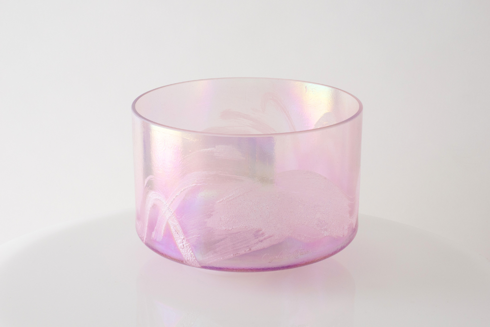8インチ E+40 Azeztulite Violet Flame Aura / アゼツライト ヴァイオレットフレームオーラ
