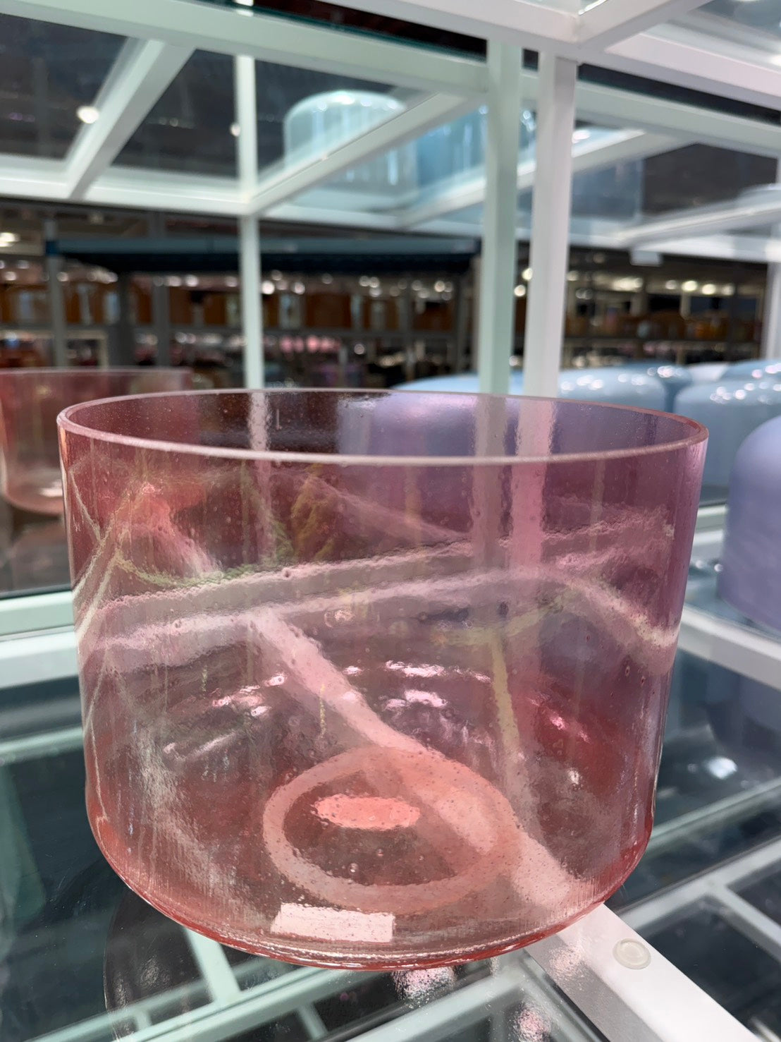9インチ A#+45 Morganite Pink Aura Gold(Rim) / モルガナイトピンクオーラゴールドリム