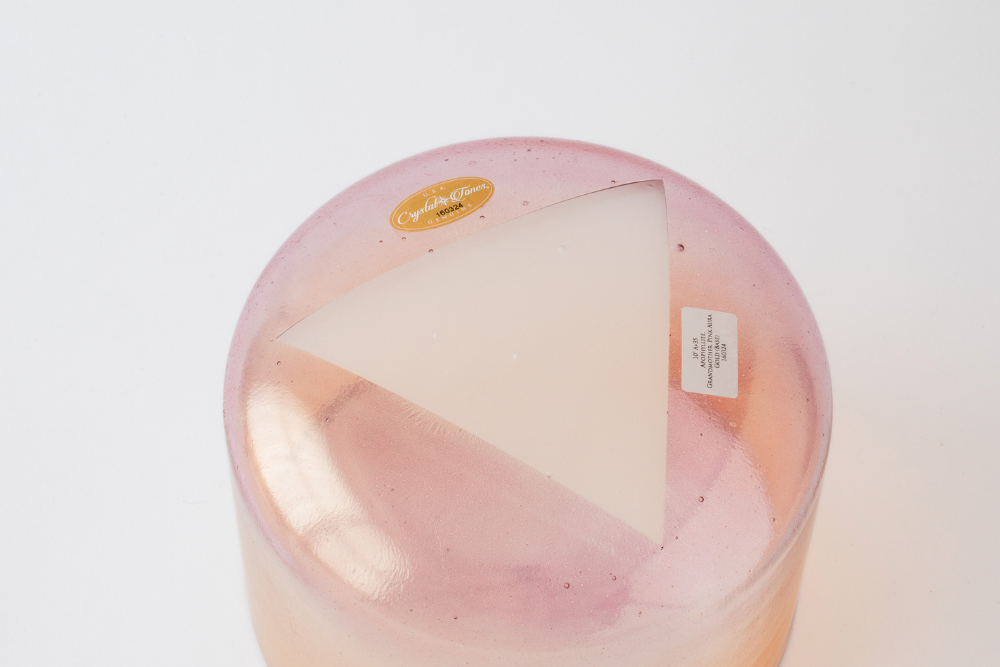 10インチ A+35 Apophyllite Grandmother Pink Aura Gold (Base) / アポフィライト グランマザー ピンクオーラ ベース