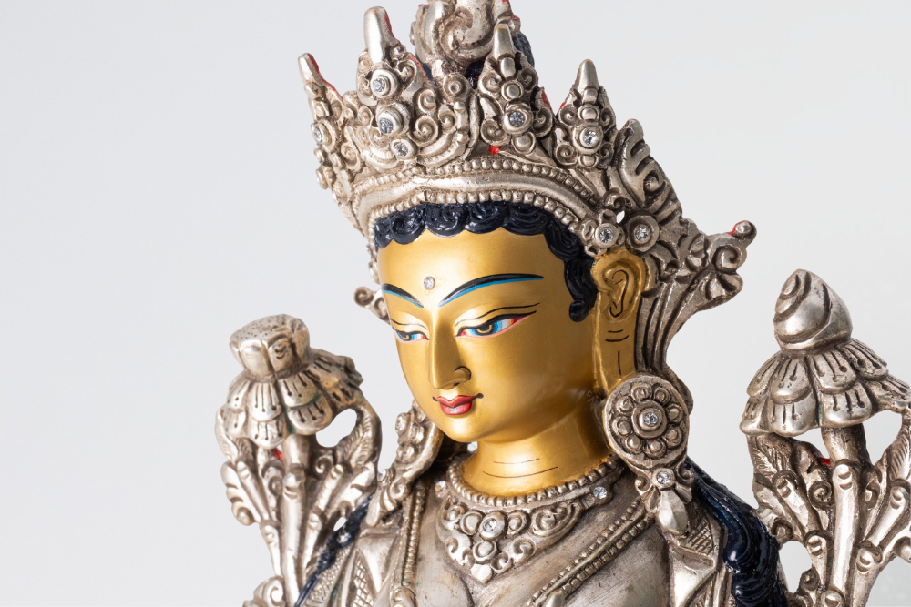 グリーンターラ(シルバーとクリスタル)