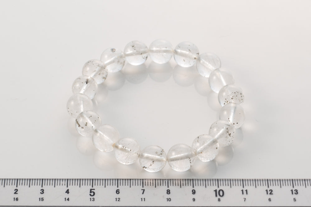 パイライトインクォーツ ブレスレット 11.5mm 【一点もの】_PRB03