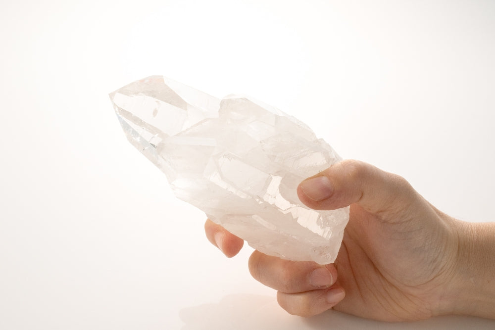 カテドラル水晶クラスター_LC603 1つ1つのポイントがきれいで水晶ポイント群を持っている感じ