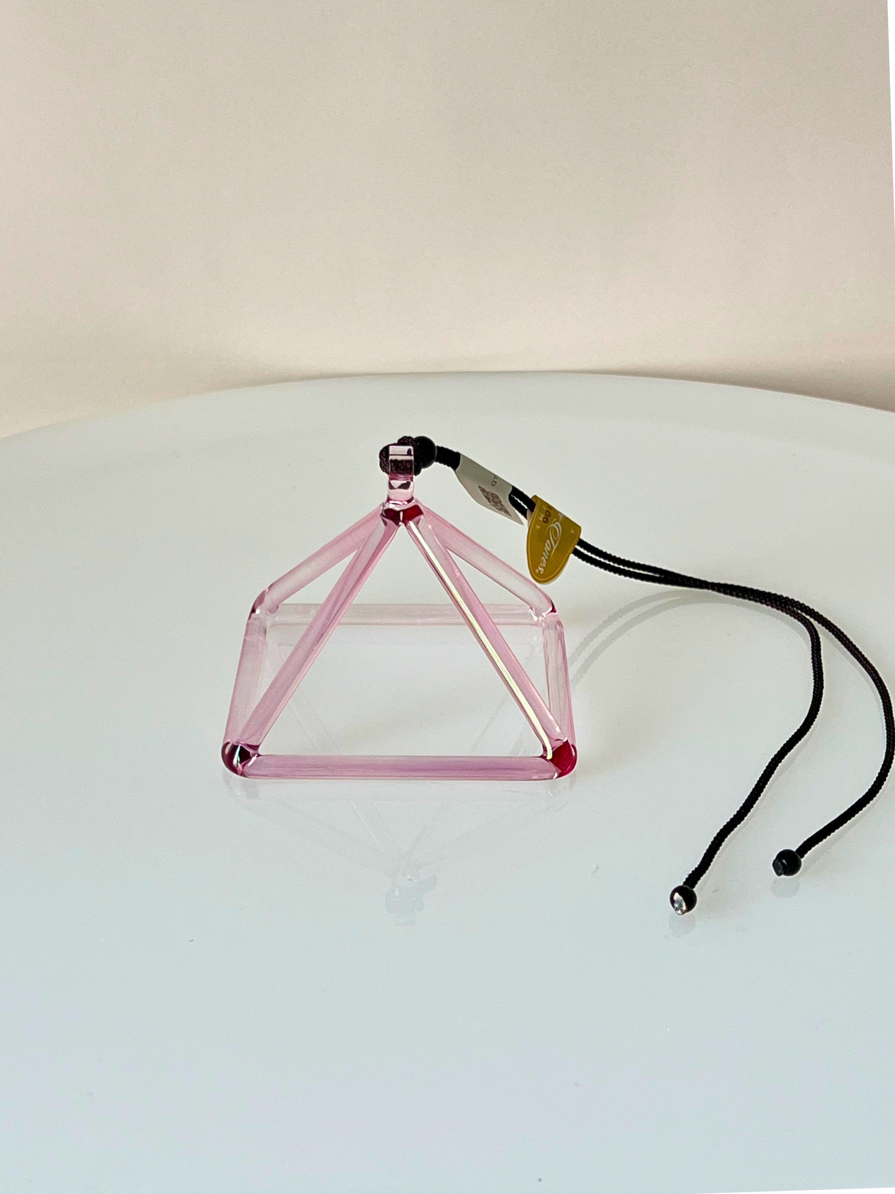 4インチ A-10 Pink Aura Gold Pyramid / ピンクオーラゴールドピラミッド