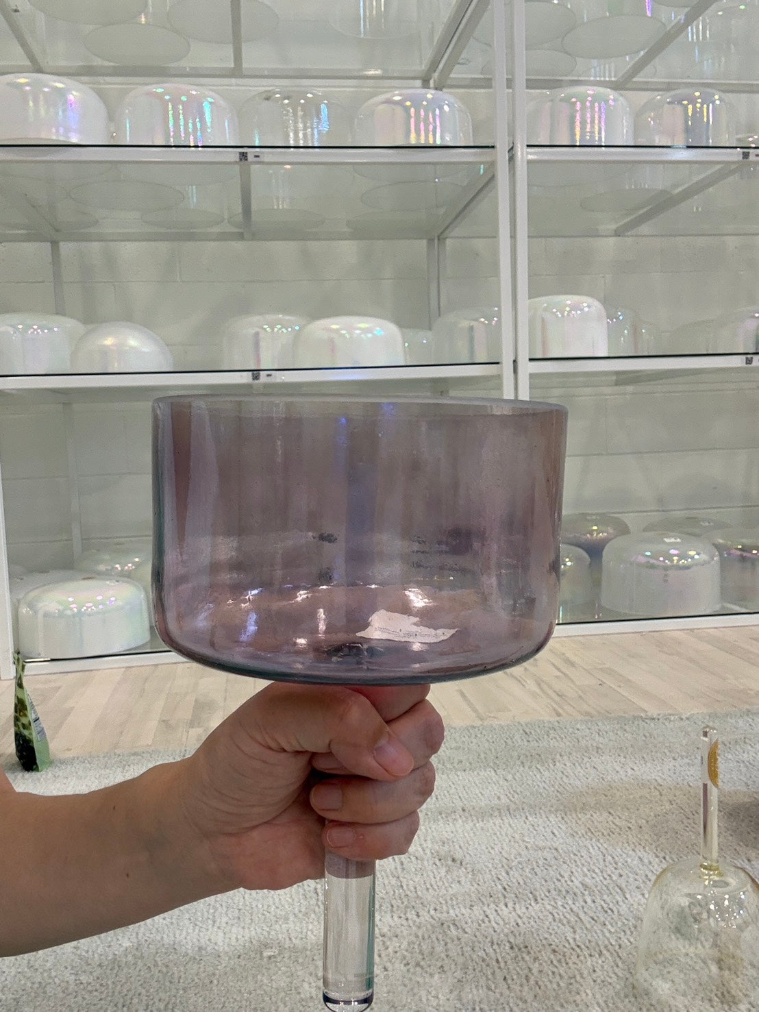 6インチ C#+40 Dead Sea Salt Lavender Aura Gold Practitioner / デッドシーソルトラベンダーオーラゴールドプラクティショナー