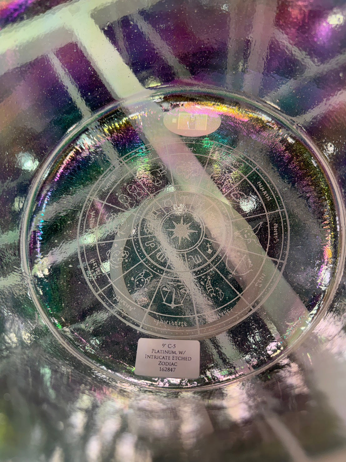 9インチ C-5 Platinum w/Intricate Etched Zodiac / プラチナ イントリケート エッチド ゾディアック（黄道帯）