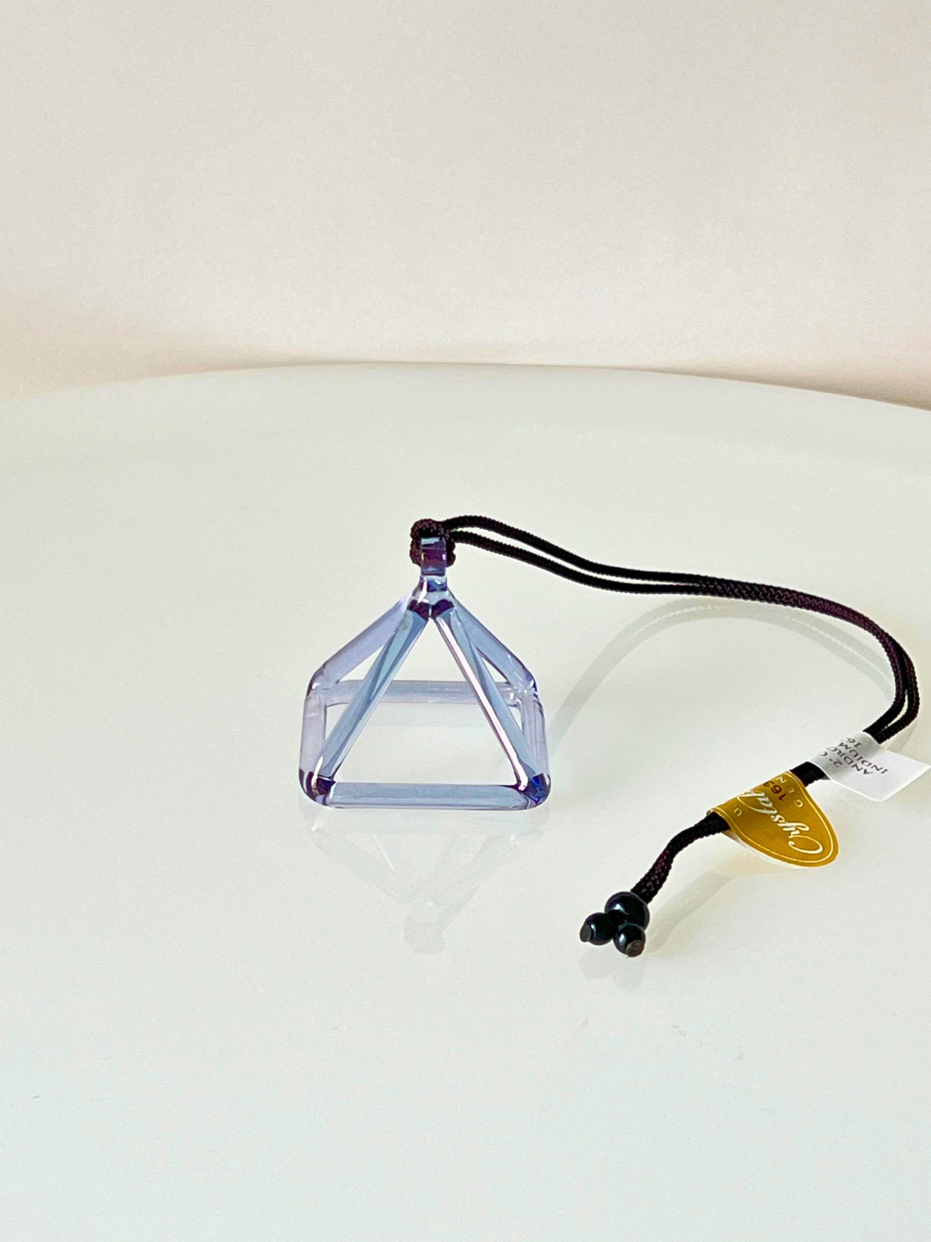 2インチ G#+10 Androgynous Indium Pyramid / アンドロジニナスインディウムピラミッドネックレス