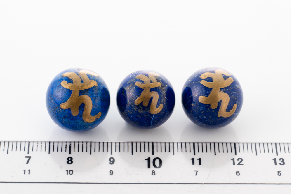 MedicineBuddhaSeedSpheres 薬師如来ラピスラズリ種子球体_LPSC25A小